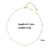 Wholesale Unisex Maillard Style Animals Zodiac Stainless Steel Freshwater Baroque Pearl Clavicle Necklace With Ball Chain 18K Gold Plated