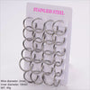 Wholesale Unisex Minimalist Geometric Circle Ear Buckle 18K Gold Vacuum Plated 304 Stainless Steel