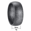 Wholesale Unisex Minimalist Geometric Distressed Stainless Steel Ring Jewelry