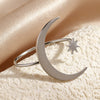 Wholesale Unisex Minimalist Stainless Steel Electroplated Sun Open Rings For Index Finger