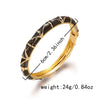 Wholesale Unisex Modern Minimalist Geometric Drip Oil Alloy Rhinestone Jewelry Accessories