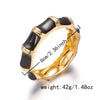 Wholesale Unisex Modern Minimalist Geometric Drip Oil Alloy Rhinestone Jewelry Accessories