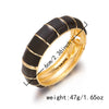 Wholesale Unisex Modern Minimalist Geometric Drip Oil Alloy Rhinestone Jewelry Accessories