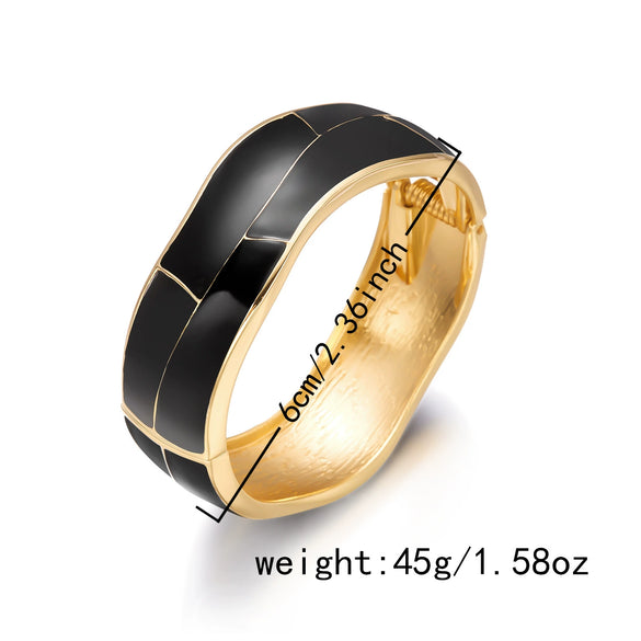 Wholesale Unisex Modern Minimalist Geometric Drip Oil Alloy Rhinestone Jewelry Accessories