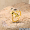 Wholesale Unisex Natural Style Animal Pattern Alloy Electroplated Ring