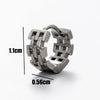Wholesale Unisex Piercing Earrings Stainless Steel Cast Dragon Totem Geometric Pattern Punk Style Polished