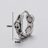 Wholesale Unisex Piercing Earrings Stainless Steel Cast Skull Cross Fashion Retro Polished