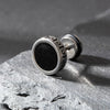 Wholesale Unisex Piercing Earrings Stainless Steel Casting Geometric Punk Fashion Retro With Polishing