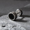 Wholesale Unisex Piercing Earrings Stainless Steel Casting Geometric Punk Fashion Retro With Polishing