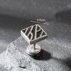 Wholesale Unisex Piercing Earrings Stainless Steel Casting Geometric Punk Fashion Retro With Polishing