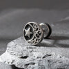 Wholesale Unisex Piercing Earrings Stainless Steel Casting Geometric Punk Fashion Retro With Polishing