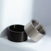 Wholesale Unisex Punk Style Geometric Titanium Steel Ring With Electroplating Treatment