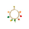 Wholesale Unisex Retro Fruit Style Stainless Steel And Copper Electroplated Necklace Pendant With Regular Chain