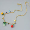 Wholesale Unisex Retro Fruit Style Stainless Steel And Copper Electroplated Necklace Pendant With Regular Chain