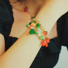 Wholesale Unisex Retro Fruit Style Stainless Steel And Copper Electroplated Necklace Pendant With Regular Chain