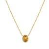 Wholesale Unisex Retro Geometric Titanium Steel Stainless Steel 18K Gold Plated Necklace