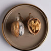 Wholesale Unisex Retro Light Luxury Fruit Walnut Pendant Clavicle Chain With O Word Chain In Stainless Steel Silver Gold Plated