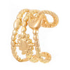 Wholesale Unisex Retro Minimalist Geometric Cshaped Copper Electroplated Ear Clips For Men And Women