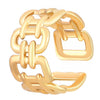 Wholesale Unisex Retro Minimalist Geometric Cshaped Copper Electroplated Ear Clips For Men And Women
