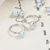 Wholesale Unisex Retro Style Alien Shape Freshwater Pearl 925 Silver Ring