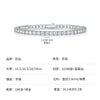 Wholesale Unisex S925 Silver Moissanite Geometric Sweet Style Inlaid Tennis Bracelet
