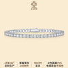 Wholesale Unisex S925 Silver Moissanite Geometric Sweet Style Inlaid Tennis Bracelet