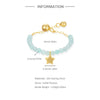 Wholesale Unisex S925 Sterling Silver Geometric Star Pendant Adjustable Ring With Natural Tianhe Stone And Electroplating