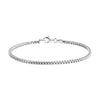 Wholesale Unisex Simple Geometric Silver Electroplated Dragon Bone Chain Woven Bracelet Jewelry