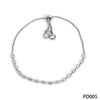 Wholesale Unisex Simple Geometric Stainless Steel Ball Bead And O Word Chain Jewelry Set With Electroplating