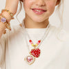 Wholesale Unisex Simple Heart Shape Copper Electroplated Pendant Pearl Clavicle Necklace