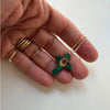 Wholesale Unisex Simple Heart Shape Cross Zircon Pendant Copper Electroplated Clavicle Chain Necklace
