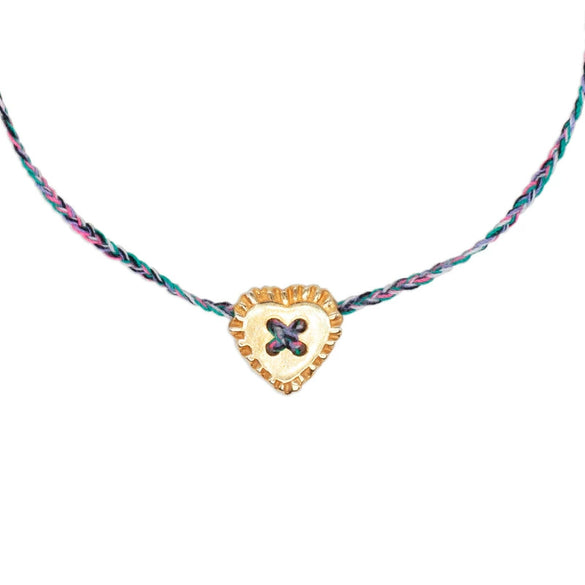 Wholesale Unisex Stacking Style Heart Bow Pendant Stainless Steel Electroplated 18K Gold Color Retention Bracelet