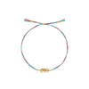 Wholesale Unisex Stacking Style Heart Bow Pendant Stainless Steel Electroplated 18K Gold Color Retention Bracelet