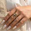 Wholesale Unisex Stacking Style Titanium Steel Electroplated Multiring Buckle Rings Accessories