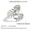 Wholesale Unisex Stainless Steel Animal Zodiac Pattern Fishbone Open Ring With Pvd Furnace Vacuum Real Gold Plating In Ins Style And Minimalist Design