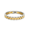 Wholesale Unisex Stainless Steel Business Style Adjustable Watch Chain Bracelet With Geometric Design And Electroplating Treatment