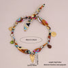 Wholesale Unisex Stainless Steel Electroplated Heart Shape Sunflower Dopamine Scarf Necklace