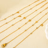 Wholesale Unisex Stainless Steel Electroplated 18K Gold Letter Pendant Bracelet Luxury Jewelry