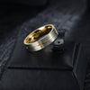 Wholesale Unisex Stainless Steel Geometric Cross Ring With Electroplating