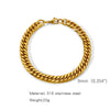 Wholesale Unisex Stainless Steel Geometric Exaggerated Electroplated Double Woven Bracelet