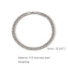 Wholesale Unisex Stainless Steel Geometric Exaggerated Electroplated Double Woven Bracelet