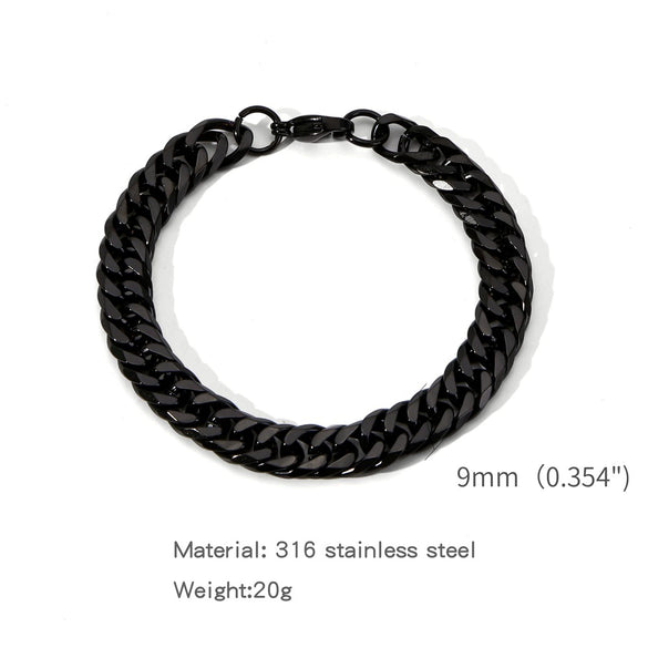 Wholesale Unisex Stainless Steel Geometric Exaggerated Electroplated Double Woven Bracelet