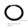 Wholesale Unisex Stainless Steel Geometric Exaggerated Electroplated Double Woven Bracelet