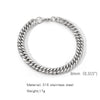 Wholesale Unisex Stainless Steel Geometric Exaggerated Electroplated Double Woven Bracelet