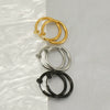 Wholesale Unisex Stainless Steel Geometric Nonpierced Round Ear Clip With Electroplating