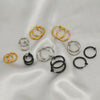 Wholesale Unisex Stainless Steel Geometric Nonpierced Round Ear Clip With Electroplating