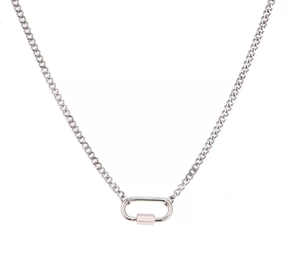 Wholesale Unisex Stainless Steel Geometric Pattern Electroplated 18K Gold Color Retention Adjustable Chain Necklace With Birthstone Pendants