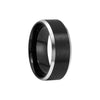 Wholesale Unisex Stainless Steel Geometric Ring With Electroplating