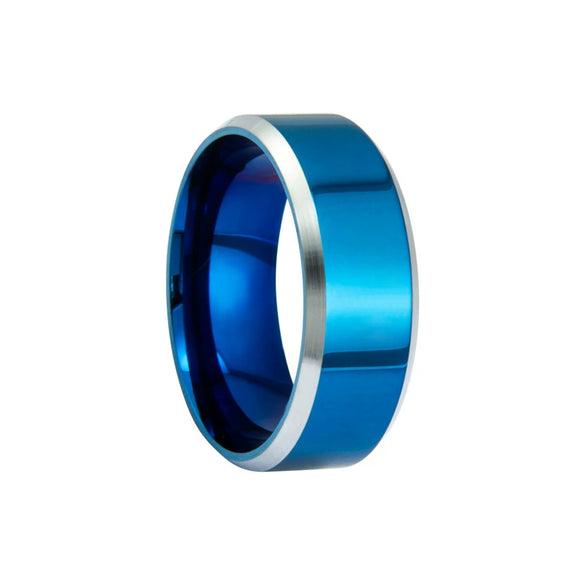 Wholesale Unisex Stainless Steel Geometric Ring With Electroplating
