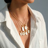 Wholesale Unisex Stainless Steel Geometric Square Electroplated Pendant Cross Chain Necklace